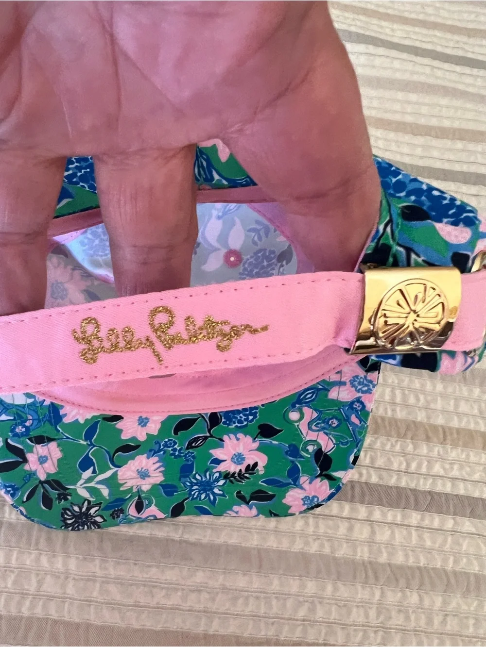Lilly Pulitzer run around hat. Excellent condition